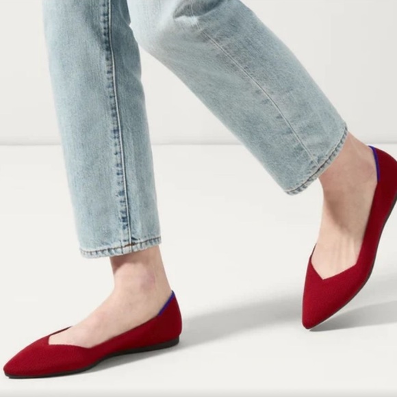 Rothy's Shoes - Rothy’s The Point (original) 7 in Chili Red